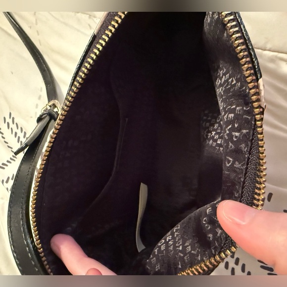 Kate Spade Black with Cream Polka Dots Crossbody - Picture 10 of 10